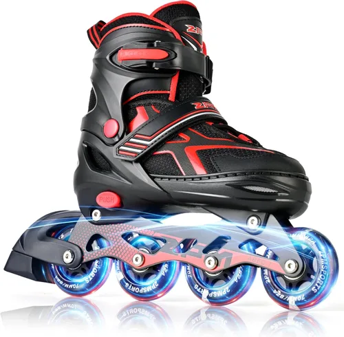 2PM SPORTS - Patines en línea ajustables Torinx verde para niños, patines divertidos para principiantes para niños, jóvenes, niñas, hombres y
