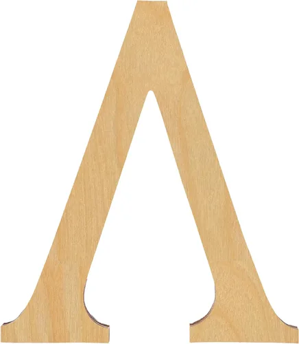 Miniatura 39 de Ampersand - Letras de madera de 6 pulgadas de alto, abedul báltico de 1/4 de pulgada de grosor, decoración de bricolaje pintable, letreros