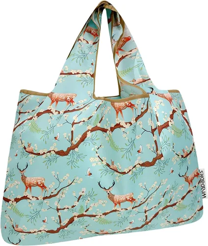 Miniatura 33 de allydrew Bolsas de comestibles reutilizables de nailon plegables grandes