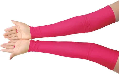 Miniatura 15 de Shinningstar Guantes largos de elastano elástico sin dedos sobre el codo para niñas y niños adultos