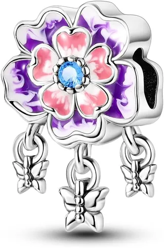 Miniatura 203 de Hapour Dijes de plata de ley 925 para pulseras, collar, joyería europea, colgante de cuentas para mujeres y madres