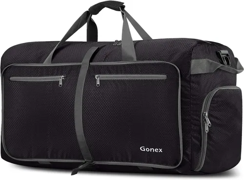 Miniatura 2 de Gonex Bolsa de viaje plegable 150L Negro y Rojo