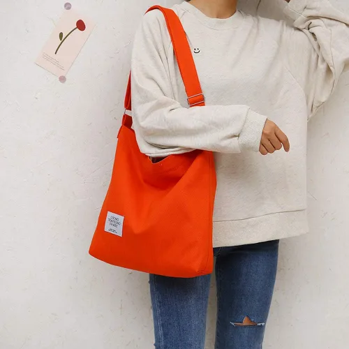 Miniatura 79 de Covelin - Bolsa de hombro informal de lona para mujer, estilo bohemio y retro, bolsa de mano, bolso cruzado, tamaño grande