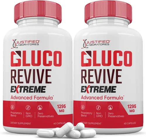 Miniatura 9 de Gluco Revive Extreme 1295MG Píldoras Glyco Support Fórmula avanzada Gluorevive Soporte de glucógeno formulado con cúrcuma berberina resveratrol ajo