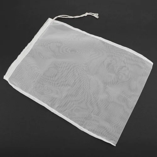 Miniatura 6 de Yosoo Bolsa de filtro de vino de malla de 100 unidades, reutilizable, para elaboración de cerveza casera, utilizada en fermentación, mermelada