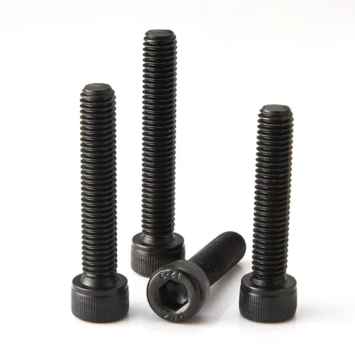 Miniatura 6 de Tornillos de cabeza hueca M4-0.028 x 0.394 in, acero de aleación de grado 12.9, acabado de óxido negro, rosca de máquina, unidad de enchufe Allen