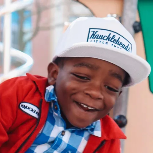 Miniatura 26 de Born to Love - Gorra de béisbol para niño y bebé con visera, en color blanco y azul