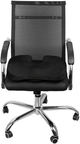 Miniatura 3 de JUWENIN, Cojín de asiento de espuma viscoelástica para sillas de escritorio de oficina en casa, asientos de automóvil, asientos de estadio deportivo