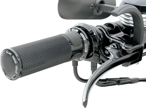 Miniatura 2 de Arlen Ness Fusion Series Slot Track Cable Style Grips para Harley Davidson 1984