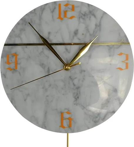 Miniatura 3 de Three Star Reloj de pared de péndulo de mármol moderno