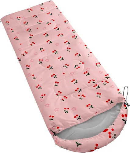 Miniatura 4 de AILONEN Saco de dormir de campamento con escamas de sirena para adultos y adolescentes, ligero y resistente al agua, 3 estaciones, clima cálido