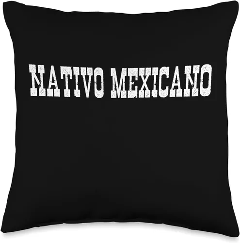 Miniatura 4 de Mexican Born United States Mexico Citizen Spanish Mexican American Native Citizen Mexico Nativo Mexicano Women Throw Pillow, 18x18, Multicolor