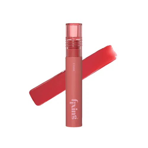 Labial líquido pigmentado Etude, color #01 rosa análogo (4g), de larga duración, resistente al agua, con un ligero acabado mate, cobertura total |