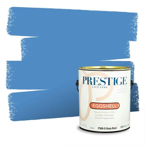 Miniatura 1178 de Pintura Exterior + imprimación PRESTIGE, todo-en-uno, 1 galón, acabado mate, color comparable al Valspar* Royal Gray* VS151-Gris real