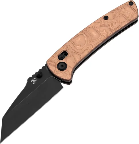 Miniatura 16 de KANSEPT Main Street - Cuchillo plegable de bolsillo, hoja de acero afilada 154CM de 3.36 pulgadas, mango de fibra de carbono de sarga con bloqueo