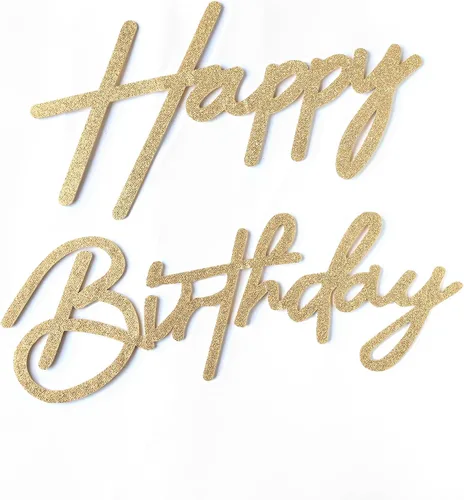 Miniatura 15 de Letrero negro de feliz cumpleaños para telón de fondo, letras de feliz cumpleaños de fieltro para arco de globos, decoraciones de telón de fondo