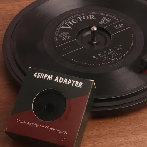 Miniatura 5 de Adaptador de 45 discos para tocadiscos de 45 RPM para tocadiscos de vinilo de 7 pulgadas, accesorios para tocadiscos de aluminio macizo