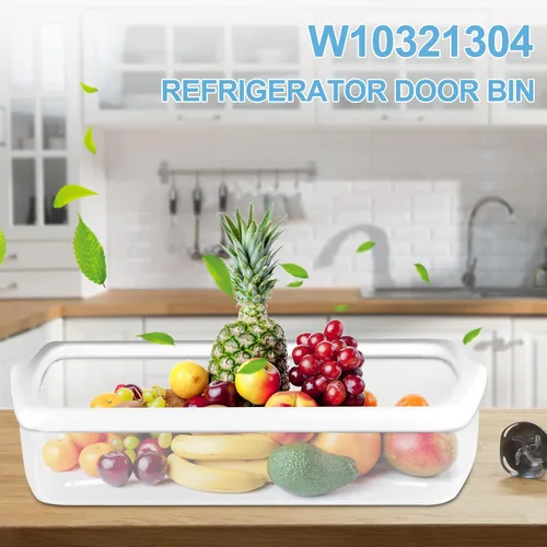 Miniatura 6 de 2 PAQUETES W10321304 Estante para puerta de refrigerador de AMI PARTS Compatible con la estantería de refrigerador Whirl-pool reemplazo WRS325FDAM02