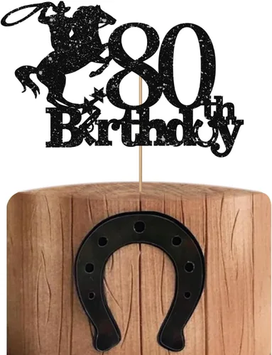 Miniatura 23 de Cowboy - Decoración para pastel de cumpleaños 40 para hombres, decoración de pastel de cumpleaños 40 para hombres, decoración de pastel