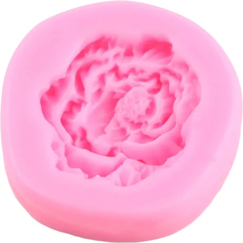 Miniatura 8 de Molde de silicona para fondant de flores de peonía para decoración de tartas de chocolate, caramelo, polimérico, vela, jabón, goma de mascar, juego