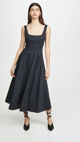 Miniatura 2 de STAUD Vestido Wells para mujer Negro