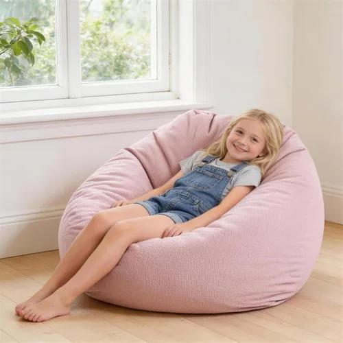 Miniatura 13 de LPMOERA Puf de espuma viscoelástica para niños/adolescentes con relleno redondo para niños, para sala de estar, dormitorio, dormitorio