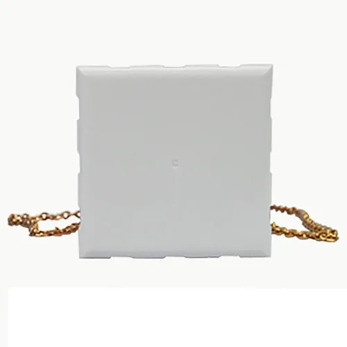 Miniatura 3 de QZUnique Bolso de embrague elegante de acrílico de la forma del lápiz labial de las mujeres bolso
