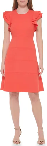 Miniatura 2 de Tommy Hilfiger Crepe de buceo de manga corta hasta la rodilla para mujer