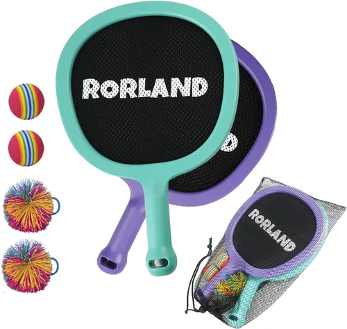 Miniatura 7 de Juego de pelota inflable de raqueta para niños y adultos, actividades familiares, juegos de juegos para interiores y exteriores, juguetes deportivos