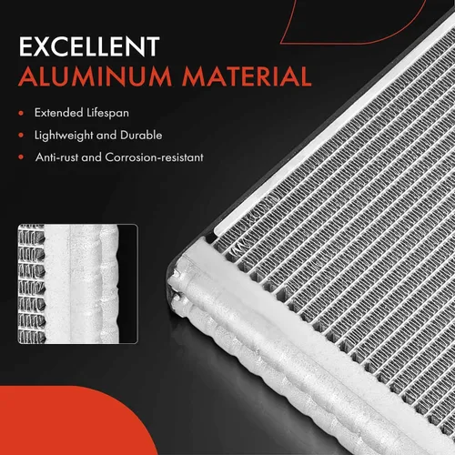 Miniatura 3 de A-Premium Núcleo del evaporador de CA compatible con Toyota Camry/Highlander/Sienna/Venza/Avalon y Lexus RX350/RX450h/ES350/ES300h, con placa