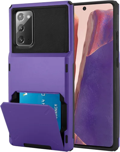 Miniatura 110 de Funda tipo cartera para Samsung Galaxy S22 Ultra con 4 ranuras para tarjetas de crédito a prueba de golpes, funda híbrida de protección reforzada