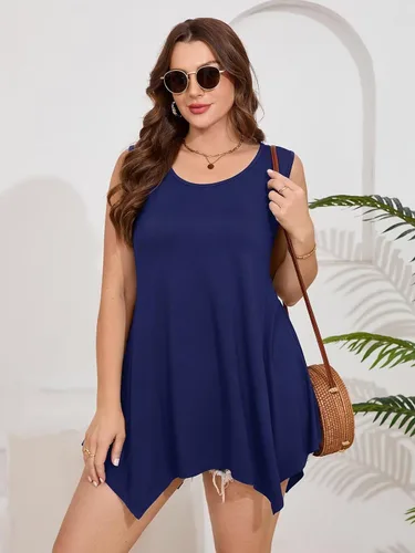 Miniatura 2 de Belaroi, camiseta sin mangas, cómoda de tamaño grande, para mujer