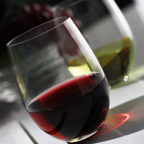 Miniatura 9 de LUXU Vasos sin tallo (juego de 2) de 20 onzas, copas de vino transparentes, vasos de whisky de cristal, copas de agua grandes, cristalería