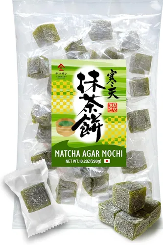 Miniatura 12 de YAMASAN KYOTO UJI Caramelo Mochi japonés - Habutae Mochi - Caramelo artesanalmente suave y delicado envuelto individualmente, 10.58 oz
