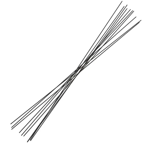 Varilla de Fibra de Carbono 1 X 420 MM - 100% Varillas de Fibra de Carbono Mate 10 Pack para Avión RC, Esqueleto de Cometa Hecho a Mano, Reparación