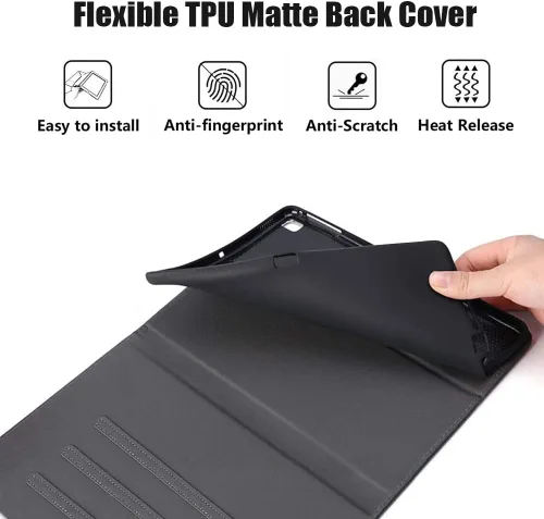 Miniatura 6 de Funda para iPad Mini 5/Mini 4, iPad Mini 1/2/3, Funda de piel sintética premium con función de encendido automático inteligente para iPad Mini 5ª/4ª