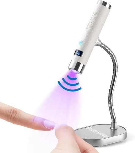 Miniatura 15 de Mini Lámpara UV para Uñas de Gel - Lámpara de Curación Rápida de Flash Manual con Soporte - Recargable Lámpara UV LED de Curación con Sensor
