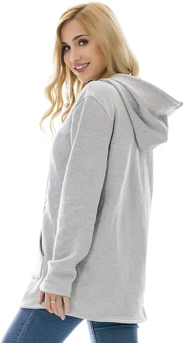 Miniatura 3 de Bearsland - Sudadera de lactancia y maternidad para mujer, con bolsillos y capucha