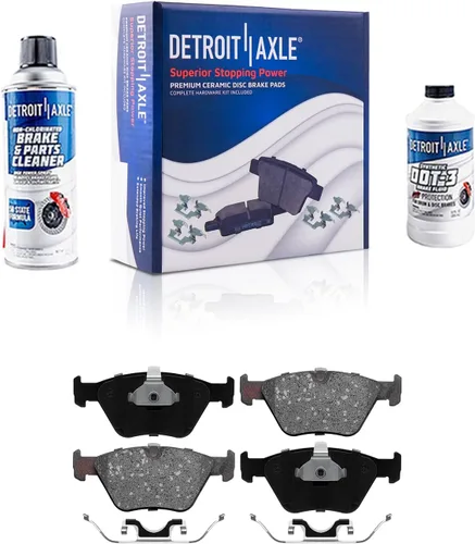 Miniatura 73 de Detroit Axle - Pastillas de freno traseras para Honda Odyssey 2011-2017 Pilot 2007-2013 MDX 2010-2013 ZDX 2010-2013 Pastillas de freno de cerámica