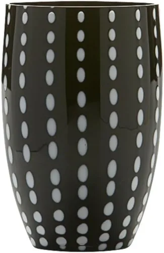 Miniatura 11 de Zafferano Perle - Vaso de cristal transparente hecho a mano, 32 h 4.291 in d 2.795 in, 6 piezas, transparente Claro