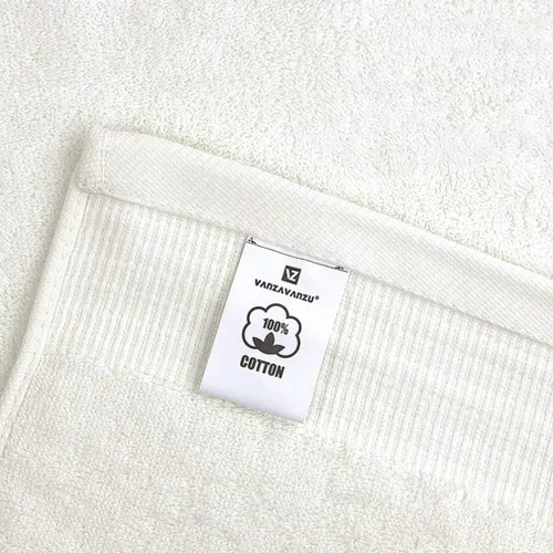 Miniatura 4 de VANZAVANZU Juego de toallas de baño de mano, 100% algodón hilado en anillo, altamente absorbente para baño, cara, gimnasio y salones, tamaño 13 x 29