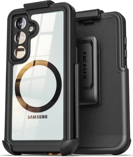 Miniatura 10 de Encased Funda impermeable para cinturón diseñada para Samsung Galaxy S24 Plus, funda protectora de cuerpo completo con protector de pantalla