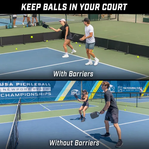 Miniatura 4 de GoSports Pickleball Ball Barrier 3 Pack - Choose Brandable or Pre-Branded - Court Dividers for Pickleball Courts