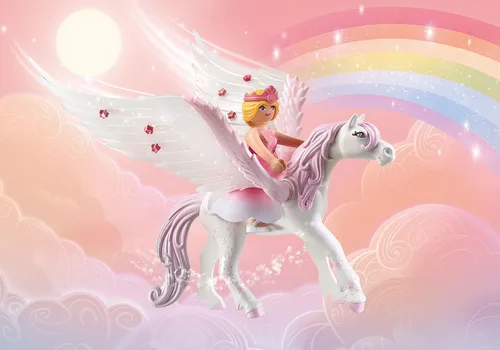 Miniatura 7 de Playmobil Castillo del arco iris en las nubes
