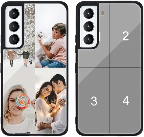 Miniatura 205 de Funda de teléfono personalizada para Samsung Galaxy S22+ / S22 Plus 5G, funda de TPU suave de vidrio templado antiarañazos personalizada con foto
