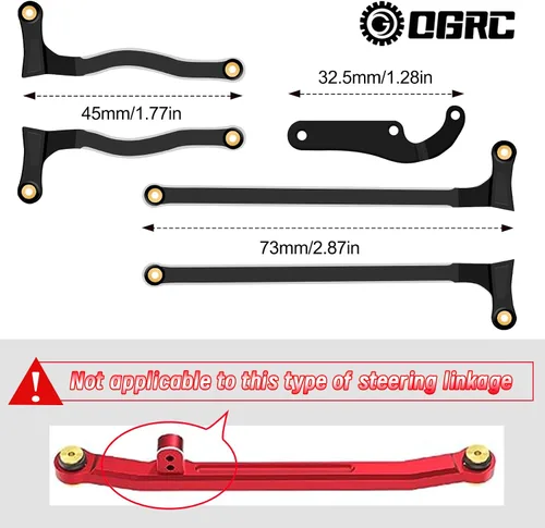 Miniatura 7 de McCue - Enlaces de mantis rezando a control remoto, enlaces de alta liquidación para Axial 1/24 Deadbolt AXI90081 RC Crawler piezas de actualización
