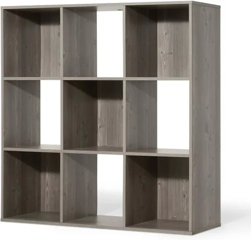 CAPHAUS Estante organizador de almacenamiento resistente de 11 pulgadas, con borde exterior grueso, divisor de estantes con parte posterior,