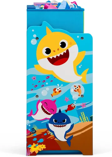 Miniatura 8 de Baby Shark Deluxe - Organizador de juguetes de diseño y almacenamiento de 9 contenedores por Delta Children, certificado Greenguard Gold