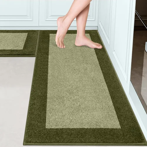 Miniatura 66 de Indoor Door Mat 20" x 32", Washable Kitchen Rug, Non Slip Entryway Rug for Floor, Absorbent Entrance Throw Rug for Laundry, Bathroom, Door