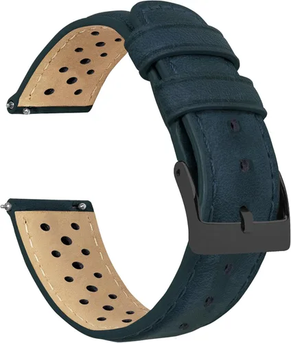 Miniatura 26 de Barton Racing & Rally Horween - Correas de cuero con barras de resorte de liberación rápida integradas, longitud estándar para muñecas de 5 a 8